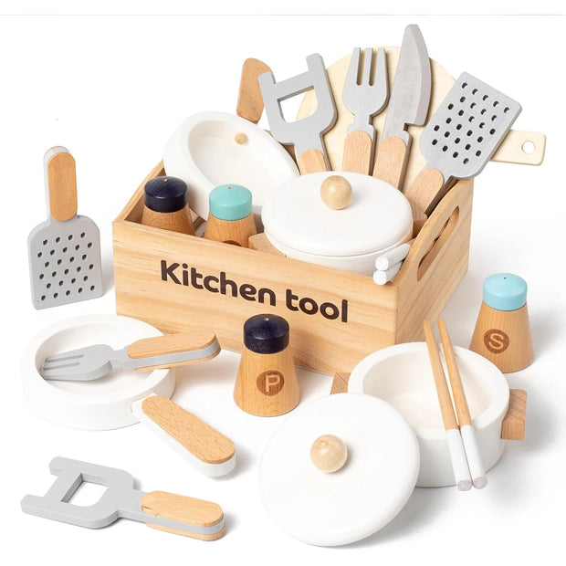 Montessori Wooden Kitchen Set