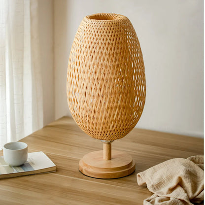 Rattan Wooden Lamp