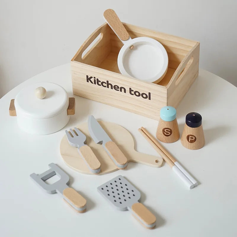 Montessori Wooden Kitchen Set
