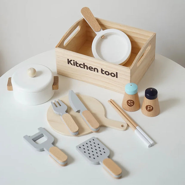Montessori Wooden Kitchen Set